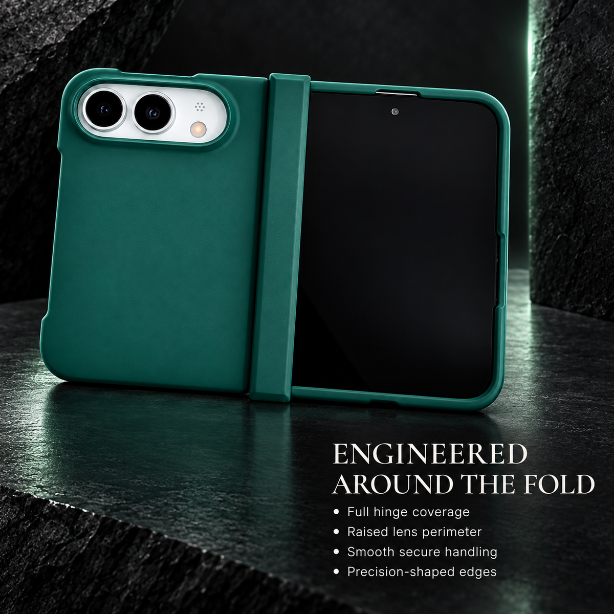 Premium iPhone Case Slim Matte Skin Feel Hinge Protection Hard PC Dual Layer Anti Scratch Non Slip Lightweight Foldable Protective Cover Case Design