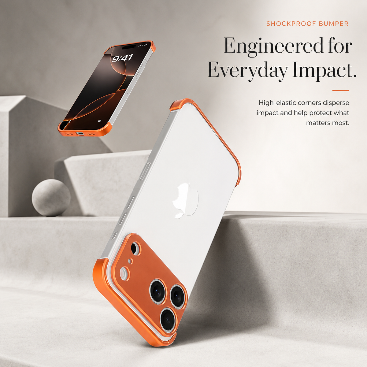Premium iPhone Case Slim Metal Frameless Aluminum Bumper Corner Pads Ultra Thin Backless Edge Protection Minimalist Lightweight Protective Frame Cover