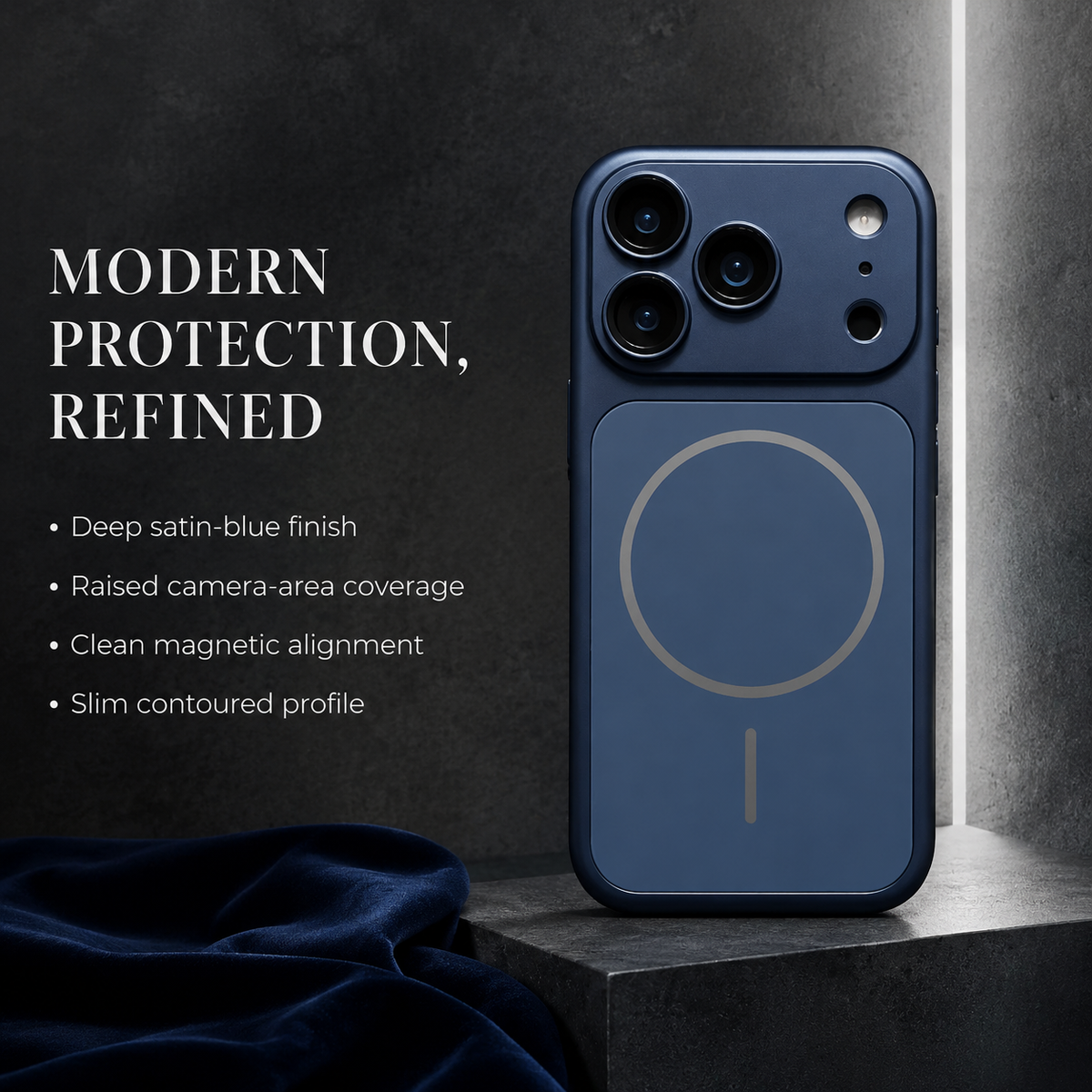 Premium iPhone Case Slim Metallic Color MagSafe Magnetic Shockproof Hard PC Lightweight Anti Scratch Rugged Protective Bumper Cover Case Design