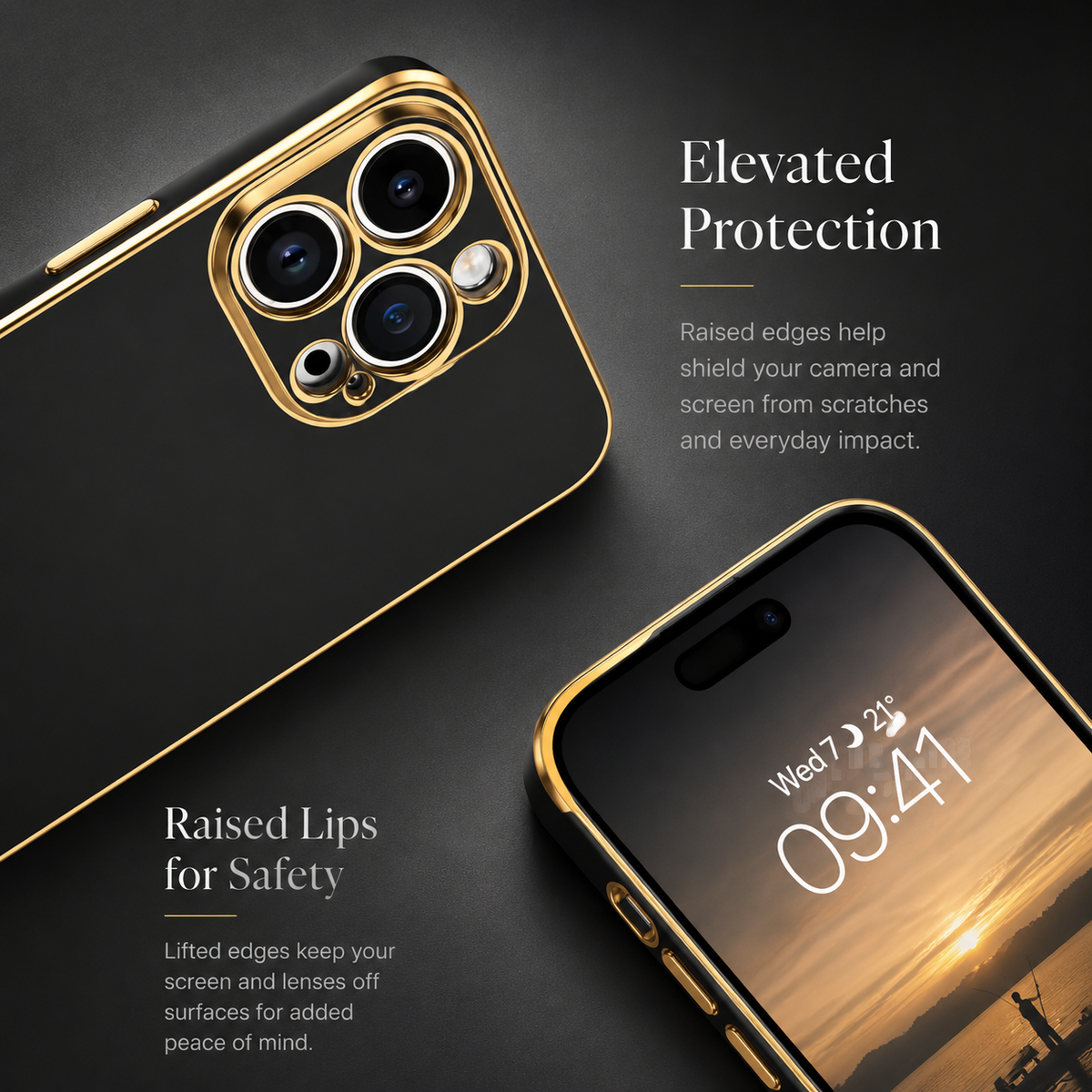 Premium iPhone Case Soft Silicone Plated Shockproof Protective Cover Slim Anti Scratch Solid Color Lightweight Non Slip Camera Protection Flexible Grip