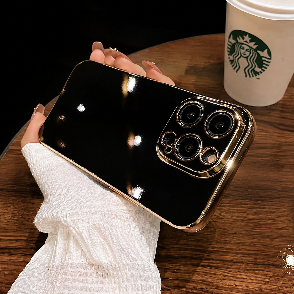 Premium iPhone Case Soft Silicone Plated Shockproof Protective Cover Slim Anti Scratch Solid Color Lightweight Non Slip Camera Protection Flexible Grip