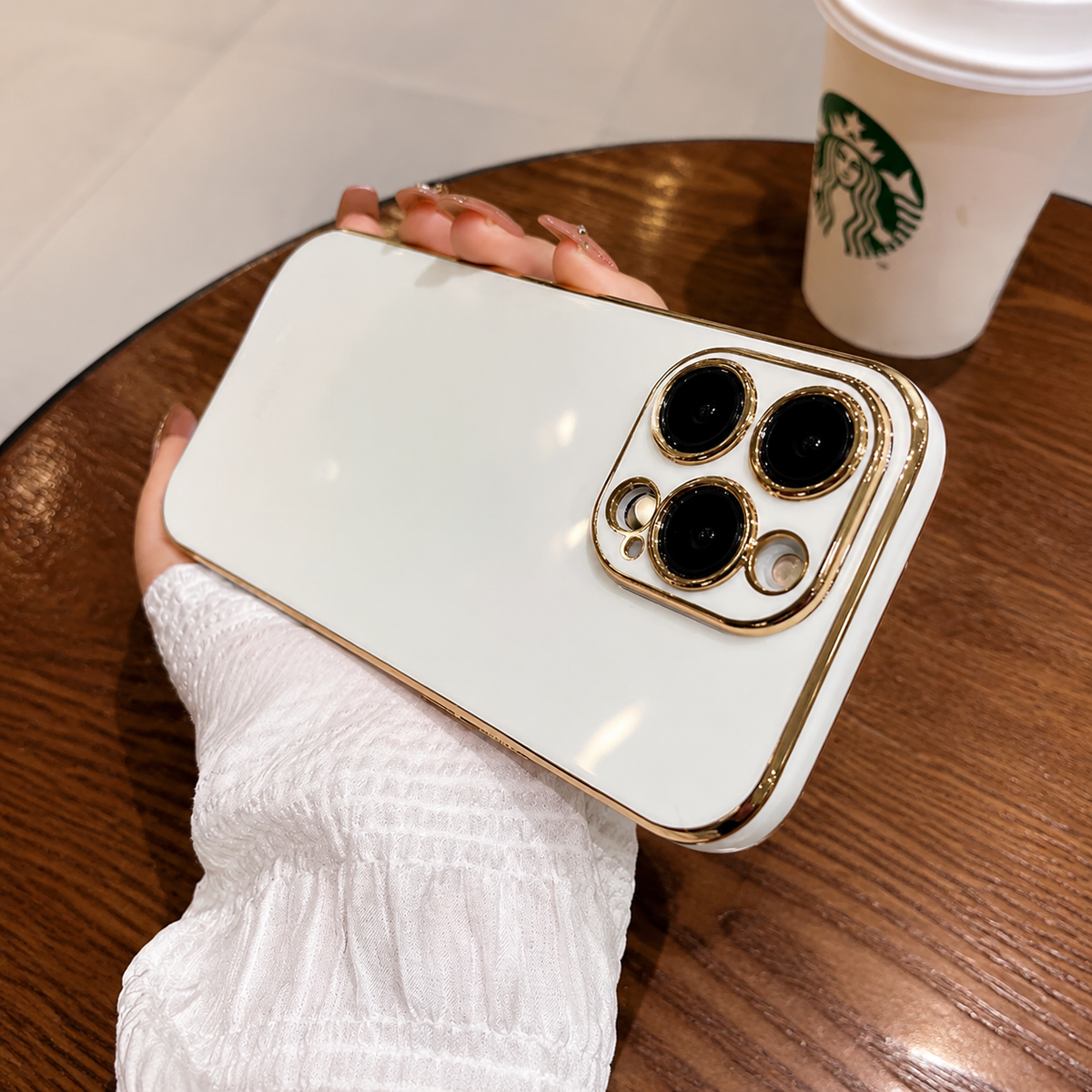 Premium iPhone Case Soft Silicone Plated Shockproof Protective Cover Slim Anti Scratch Solid Color Lightweight Non Slip Camera Protection Flexible Grip