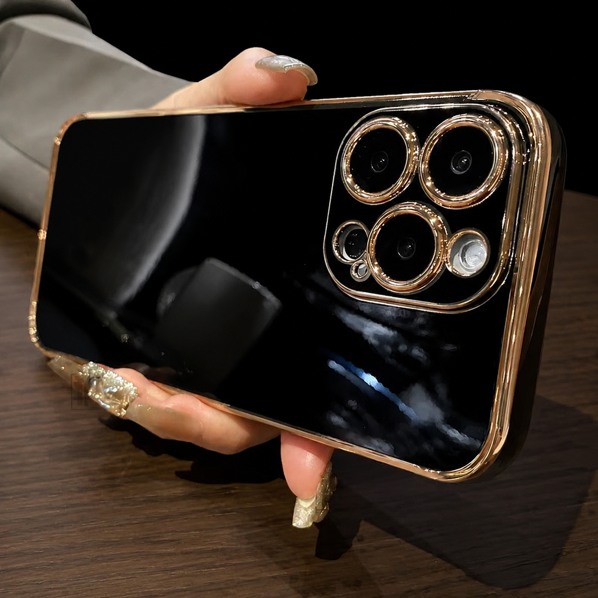 Premium iPhone Case Soft Silicone Plated Shockproof Protective Cover Slim Anti Scratch Solid Color Lightweight Non Slip Camera Protection Flexible Grip