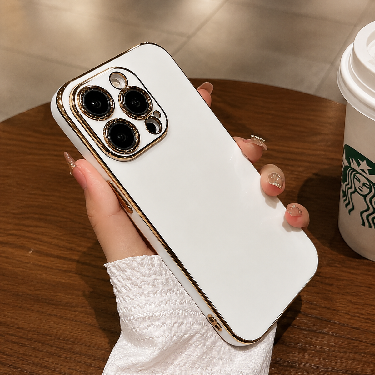 Premium iPhone Case Soft Silicone Plated Shockproof Protective Cover Slim Anti Scratch Solid Color Lightweight Non Slip Camera Protection Flexible Grip