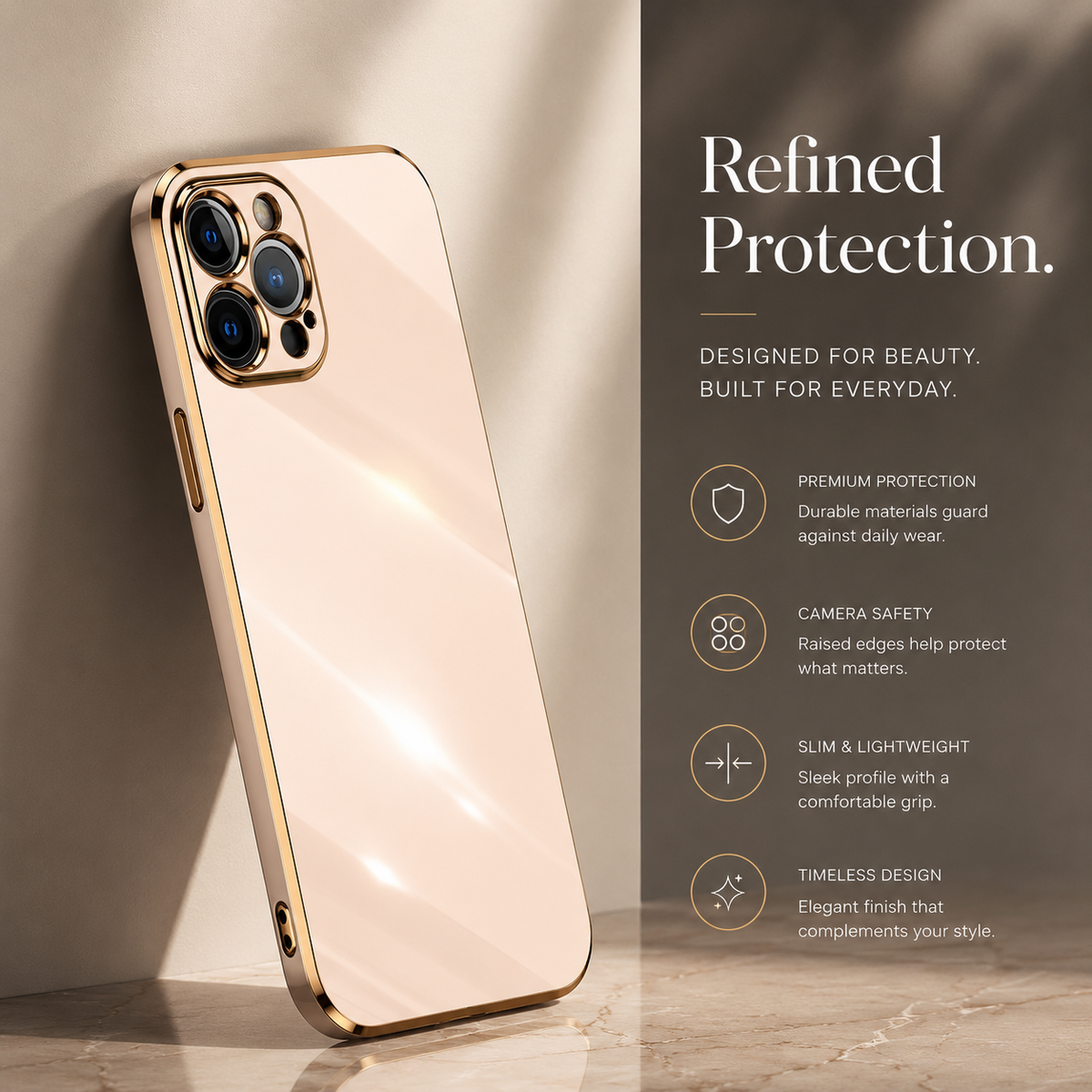 Premium iPhone Case Soft Silicone Slim Protective Cover Plated Edge Shockproof Anti Fingerprint Anti Scratch Solid Color Lightweight Non Slip Matte