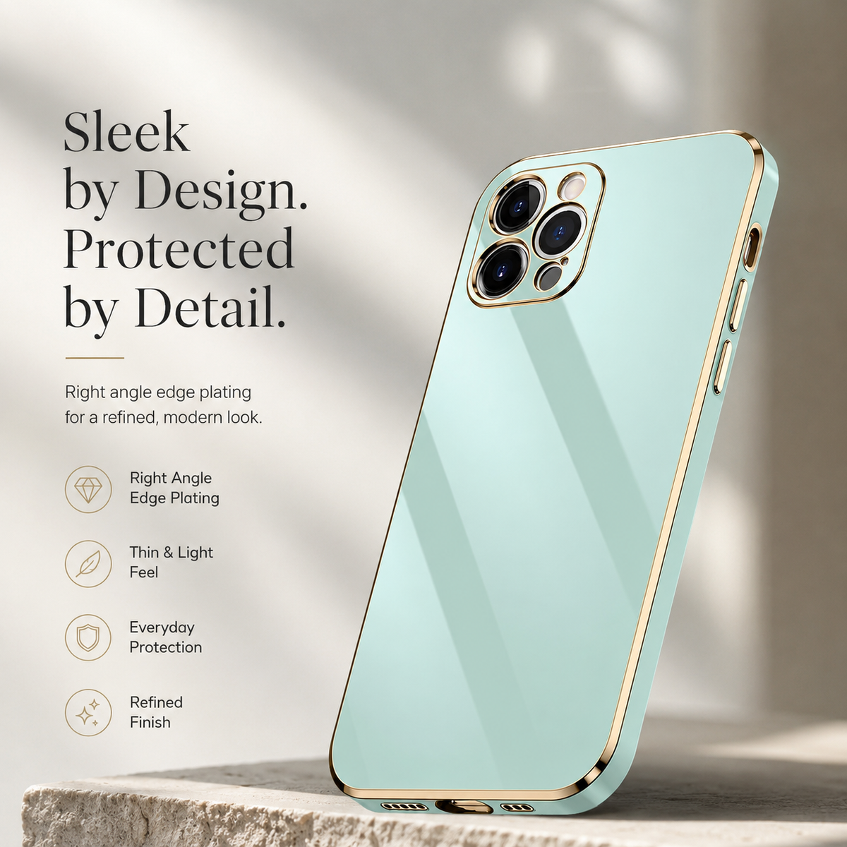 Premium iPhone Case Soft Silicone Slim Protective Cover Plated Edge Shockproof Anti Fingerprint Anti Scratch Solid Color Lightweight Non Slip Matte