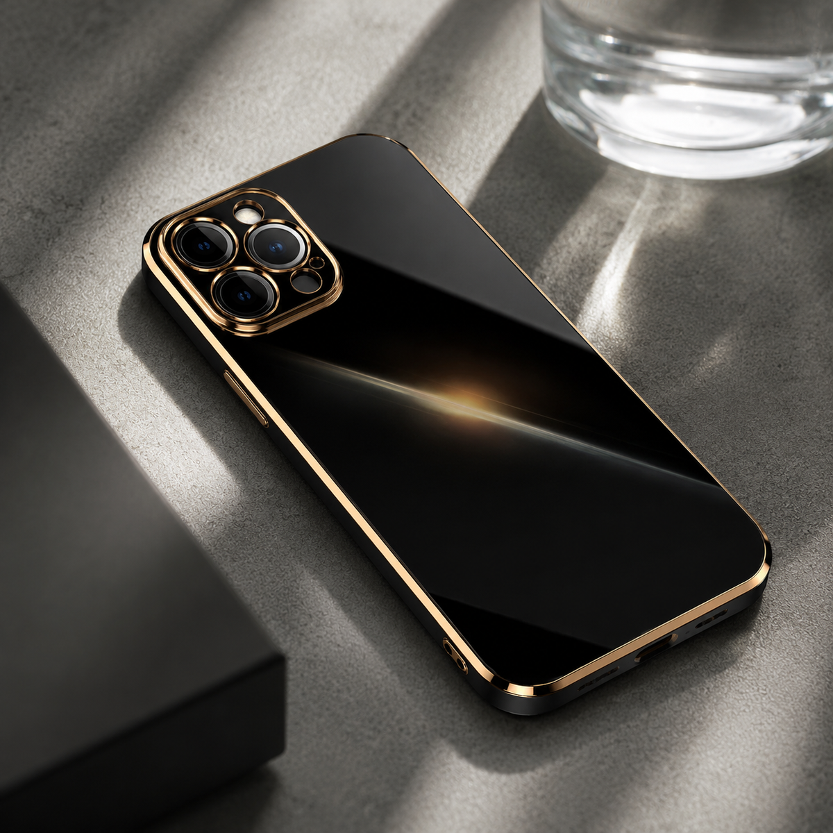 Premium iPhone Case Soft Silicone Slim Protective Cover Plated Edge Shockproof Anti Fingerprint Anti Scratch Solid Color Lightweight Non Slip Matte