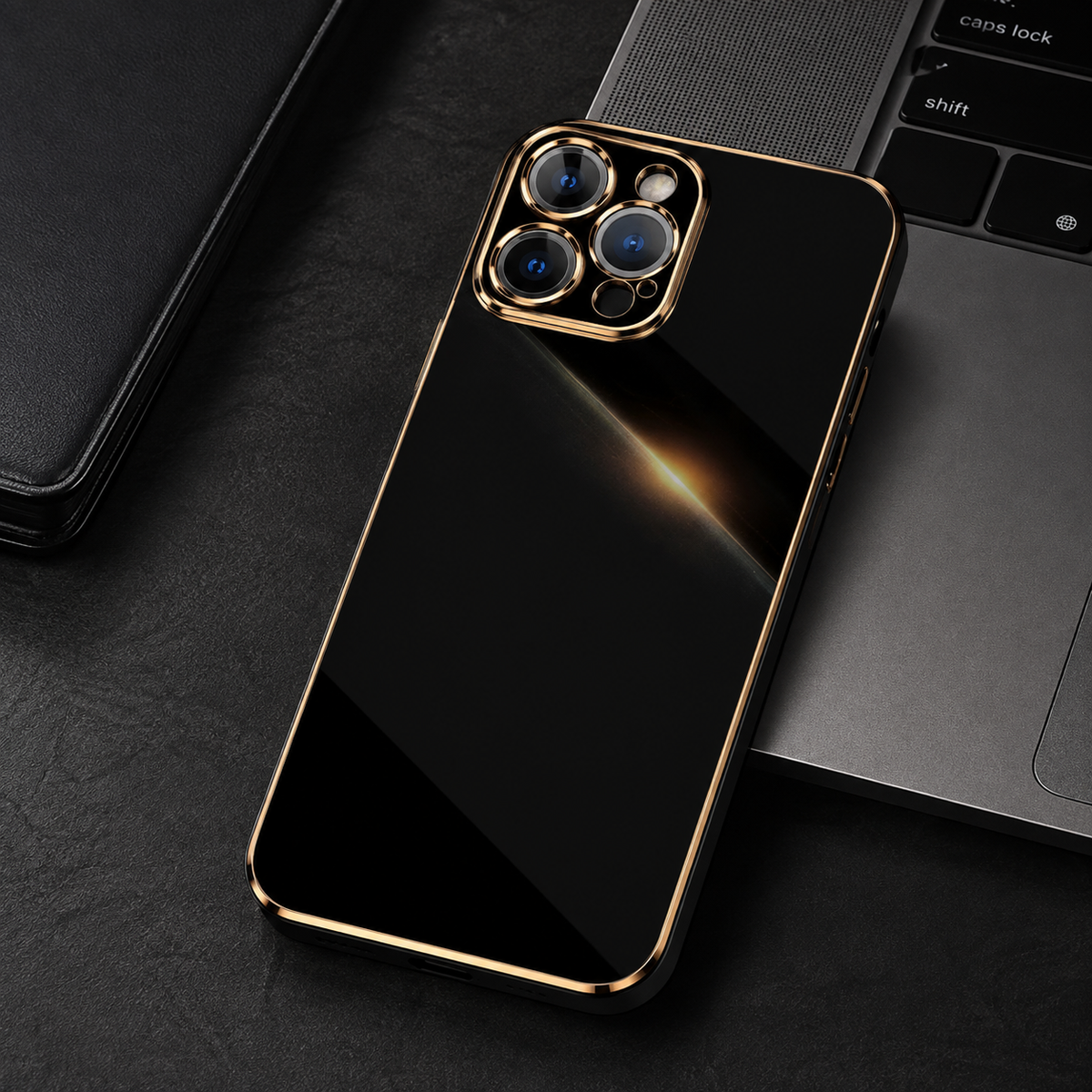 Premium iPhone Case Soft Silicone Slim Protective Cover Plated Edge Shockproof Anti Fingerprint Anti Scratch Solid Color Lightweight Non Slip Matte