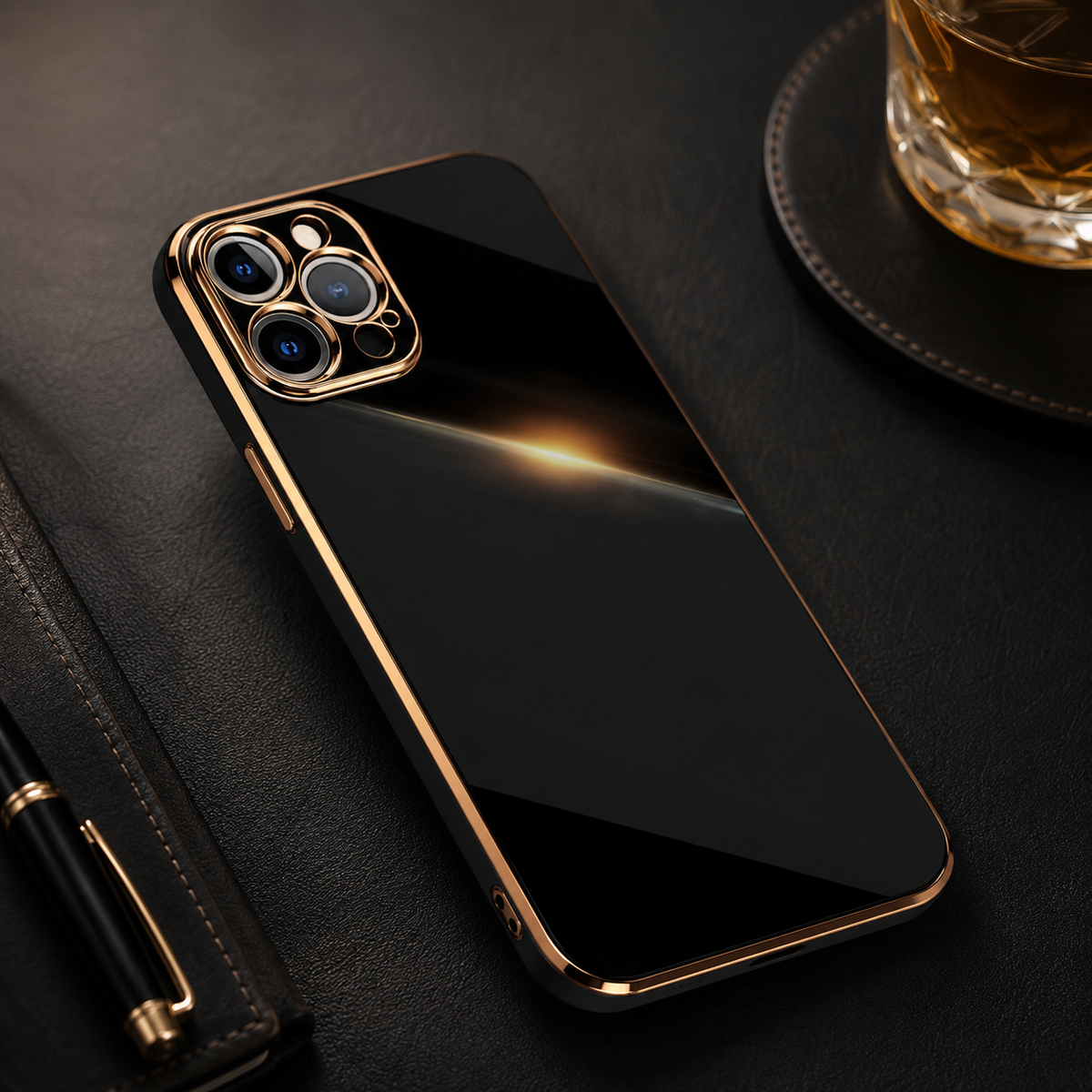 Premium iPhone Case Soft Silicone Slim Protective Cover Plated Edge Shockproof Anti Fingerprint Anti Scratch Solid Color Lightweight Non Slip Matte