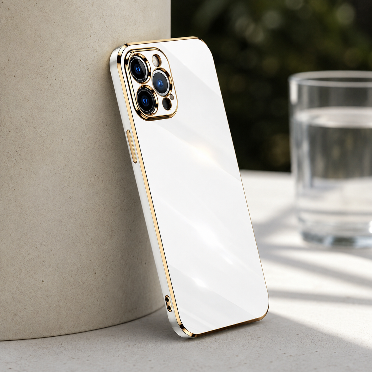 Premium iPhone Case Soft Silicone Slim Protective Cover Plated Edge Shockproof Anti Fingerprint Anti Scratch Solid Color Lightweight Non Slip Matte