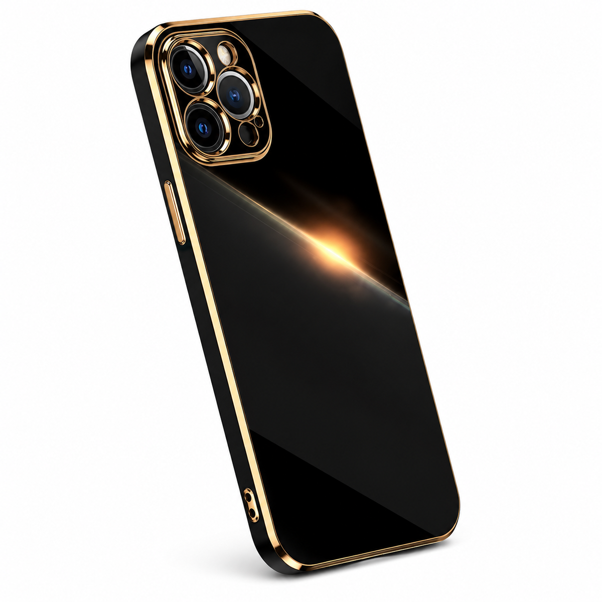 Premium iPhone Case Soft Silicone Slim Protective Cover Plated Edge Shockproof Anti Fingerprint Anti Scratch Solid Color Lightweight Non Slip Matte
