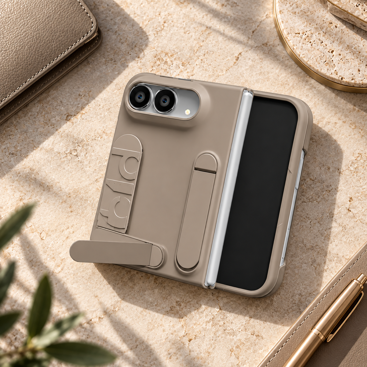 Premium iPhone Case Soft Touch Skin Feel Shockproof PC TPU Camera Protector Kickstand Wrist Strap Slim Fashion Protective Phone Cover Case Design