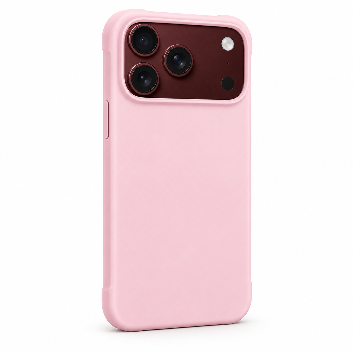 Premium iPhone Case Solid Color Skin Feel Shockproof PC TPU Foldable Tough Anti Fingerprint Wear Resistant Slim Comfortable Grip Protective Cover Case