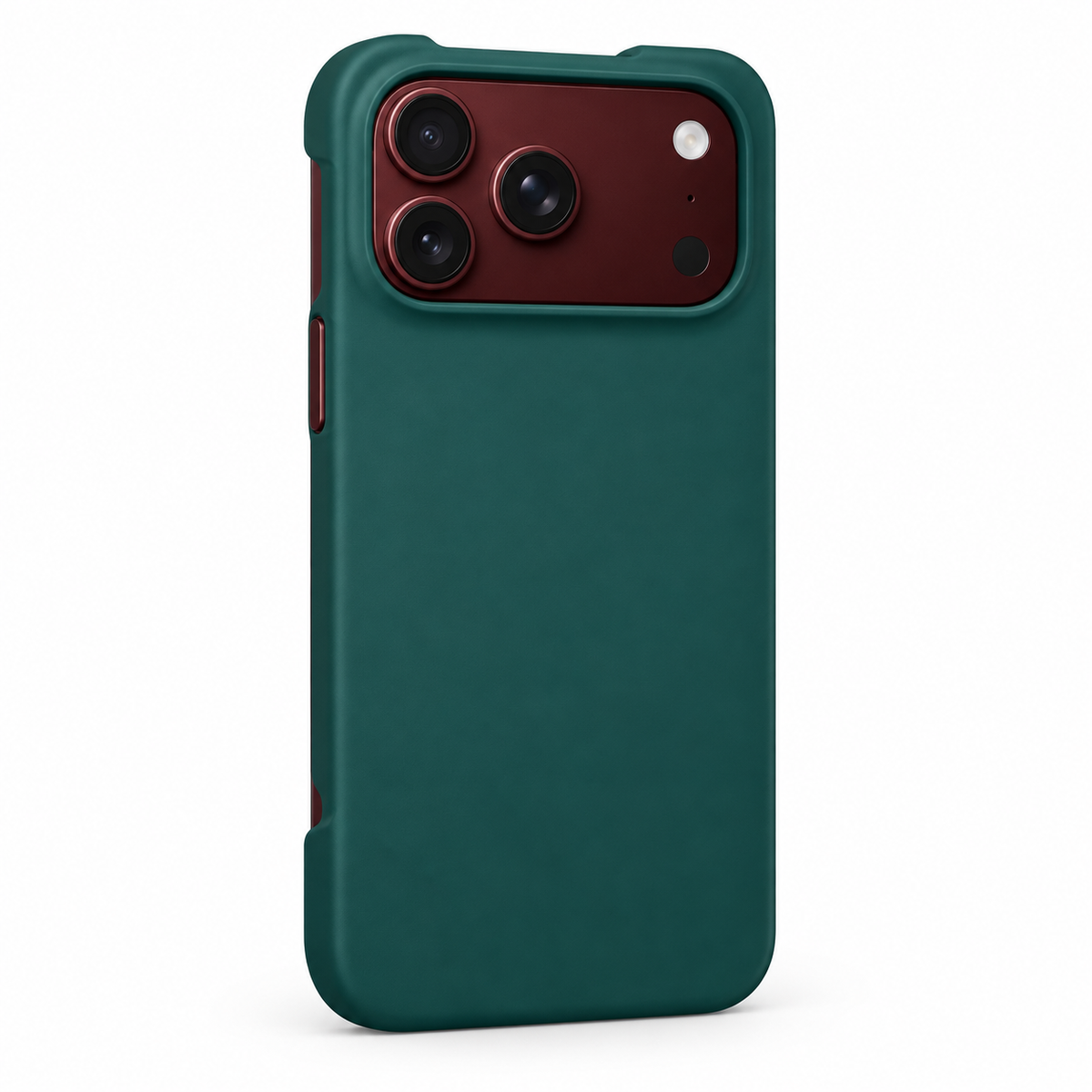 Premium iPhone Case Solid Color Skin Feel Shockproof PC TPU Foldable Tough Anti Fingerprint Wear Resistant Slim Comfortable Grip Protective Cover Case