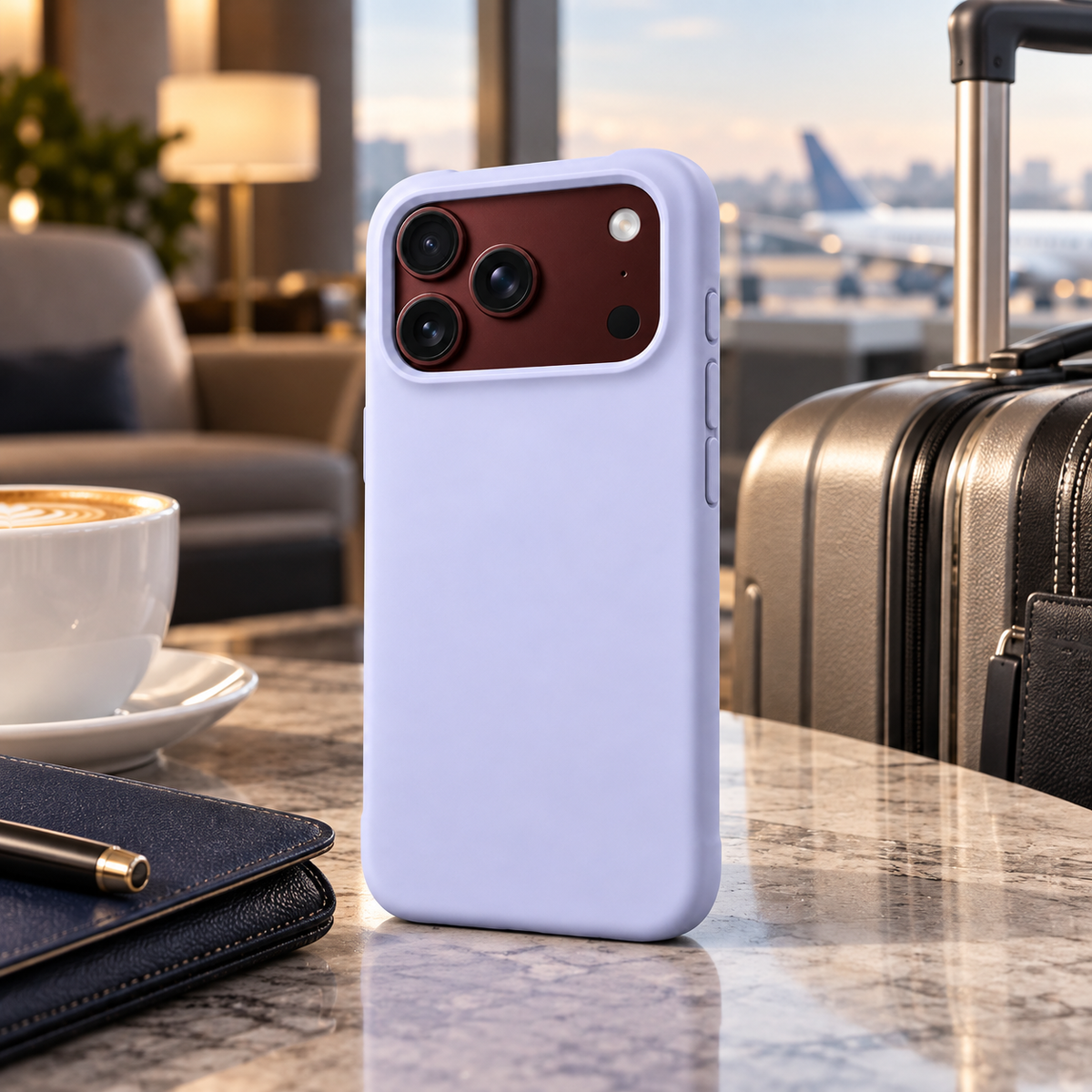 Premium iPhone Case Solid Color Skin Feel Shockproof PC TPU Foldable Tough Anti Fingerprint Wear Resistant Slim Comfortable Grip Protective Cover Case