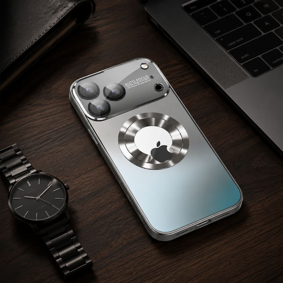 Premium iPhone Case Titanium Magnetic Camera Lens Protection Shockproof PC TPU Matte Tough Slim Reinforced Anti Scratch Protective Bumper Cover Case