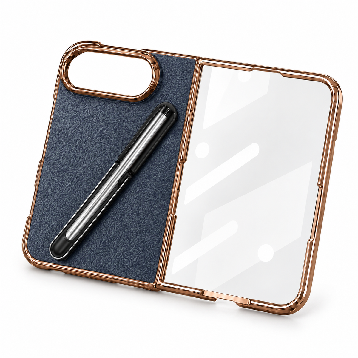Premium iPhone Case Touch Pen Holder Foldable Bracket Stand Textured PC Business Shockproof Slim Protective Back Shell Cover Case for iPhone Ultra Fold