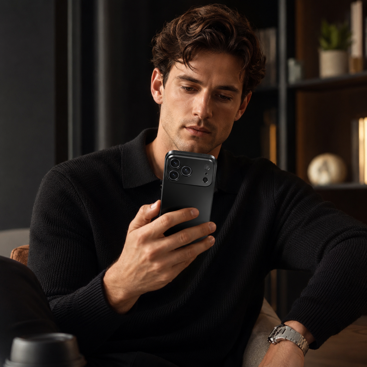 Premium iPhone Case Ultra Thin Aluminum Alloy Frame Shockproof Protective Cover Frosted PC Back Anti Scratch Anti Fingerprint Slim Matte Full Coverage
