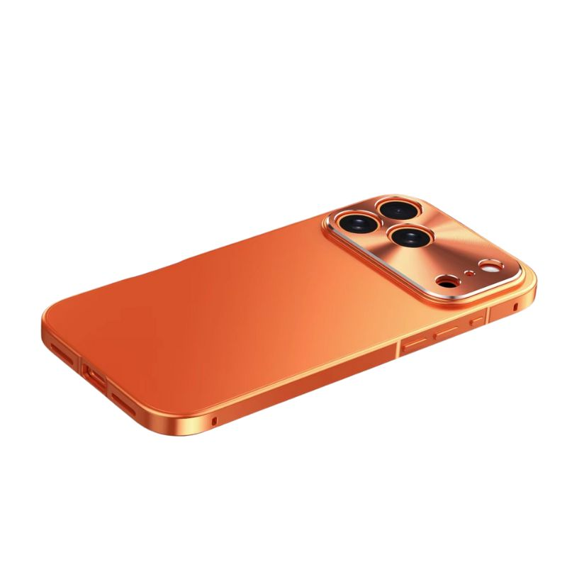 Premium iPhone Case Ultra Thin Aluminum Alloy Frame Shockproof Protective Cover Frosted PC Back Anti Scratch Anti Fingerprint Slim Matte Full Coverage