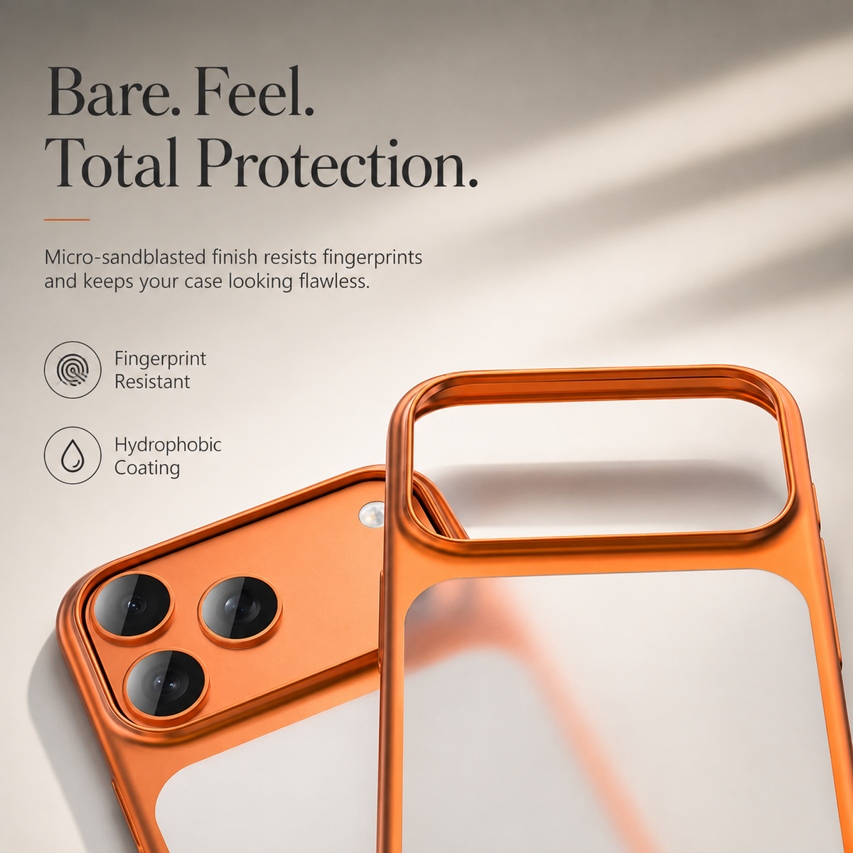 Premium iPhone Case Ultra Thin Frosted Translucent Shockproof PC TPU Electroplating Anti Scratch Anti Fingerprint Non Slip Lightweight Protective Cover