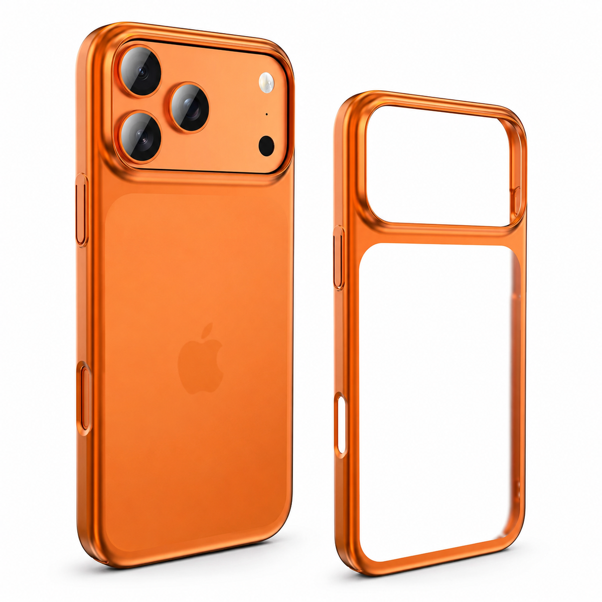 Premium iPhone Case Ultra Thin Frosted Translucent Shockproof PC TPU Electroplating Anti Scratch Anti Fingerprint Non Slip Lightweight Protective Cover