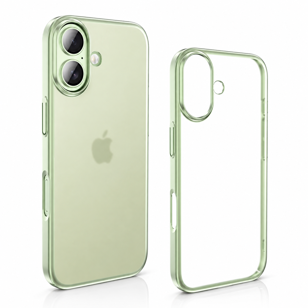 Premium iPhone Case Ultra Thin Frosted Translucent Shockproof PC TPU Electroplating Anti Scratch Anti Fingerprint Non Slip Lightweight Protective Cover