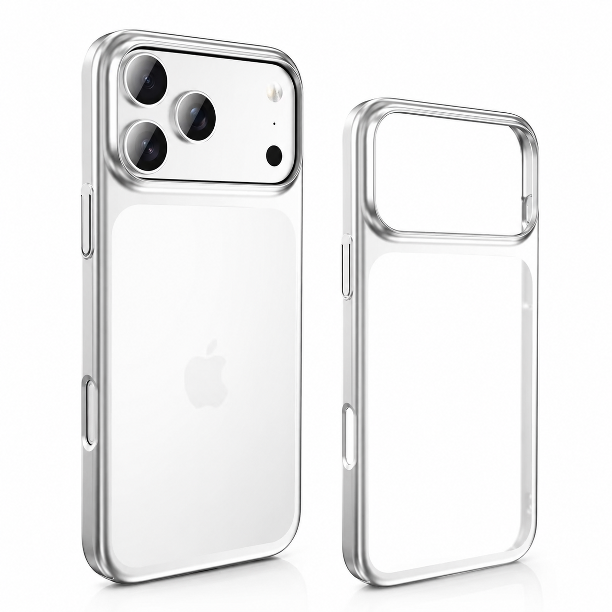 Premium iPhone Case Ultra Thin Frosted Translucent Shockproof PC TPU Electroplating Anti Scratch Anti Fingerprint Non Slip Lightweight Protective Cover