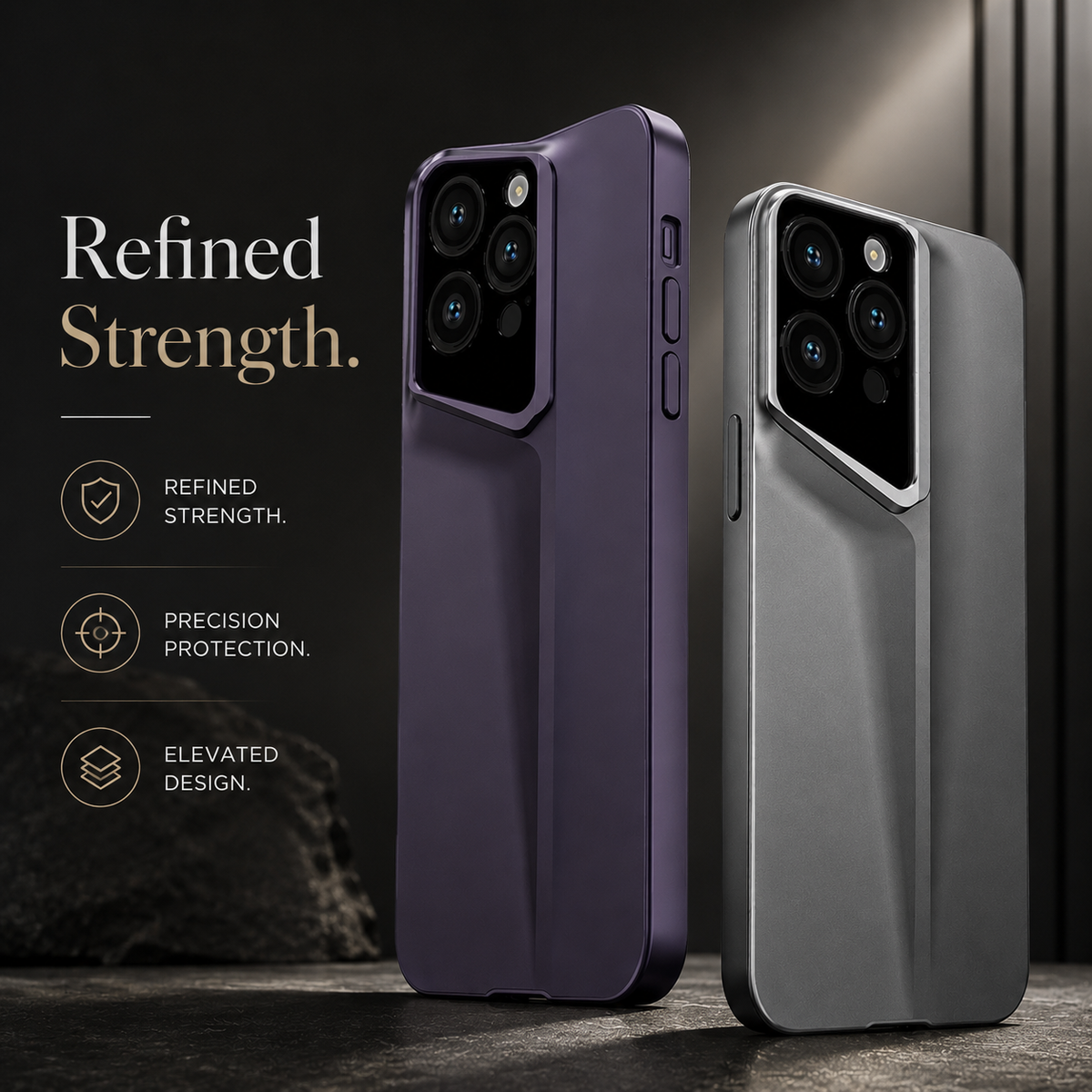 Premium iPhone Case Ultra Thin Matte Hard PC Shockproof Protective Cover Camera Lens Protection Anti Fingerprint Anti Scratch Non Slip Frosted Slim