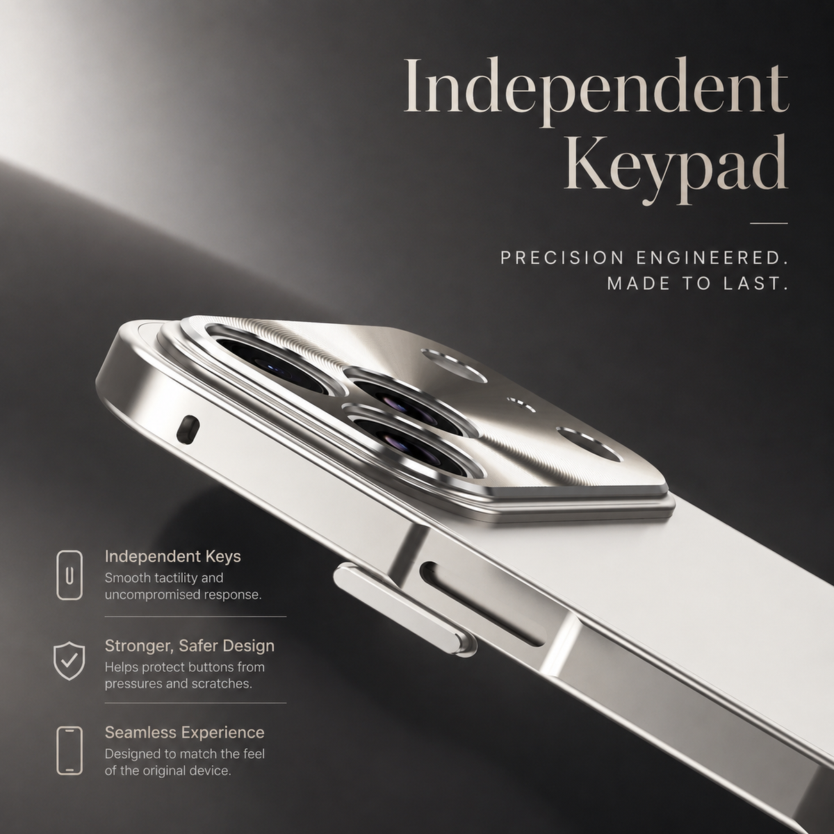 Premium iPhone Case Ultra Thin Protective Cover Aluminum Alloy Frame Frosted Matte Backplate Shockproof Camera Lens Guard Slim Lightweight Design