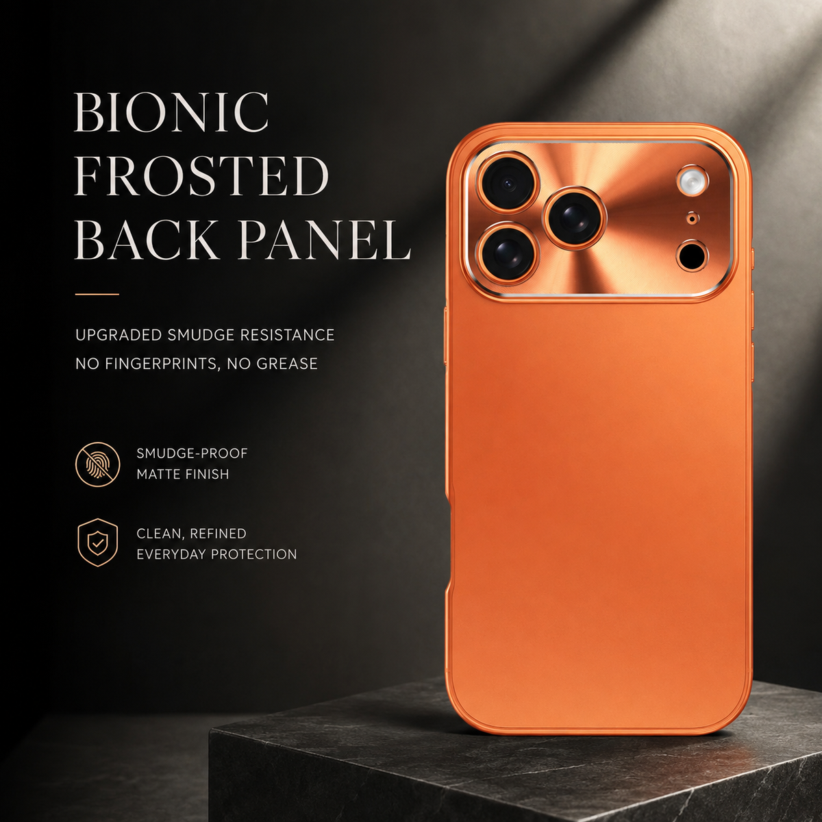 Premium iPhone Case Ultra Thin Protective Cover Aluminum Alloy Frame Frosted Matte Backplate Shockproof Camera Lens Guard Slim Lightweight Design