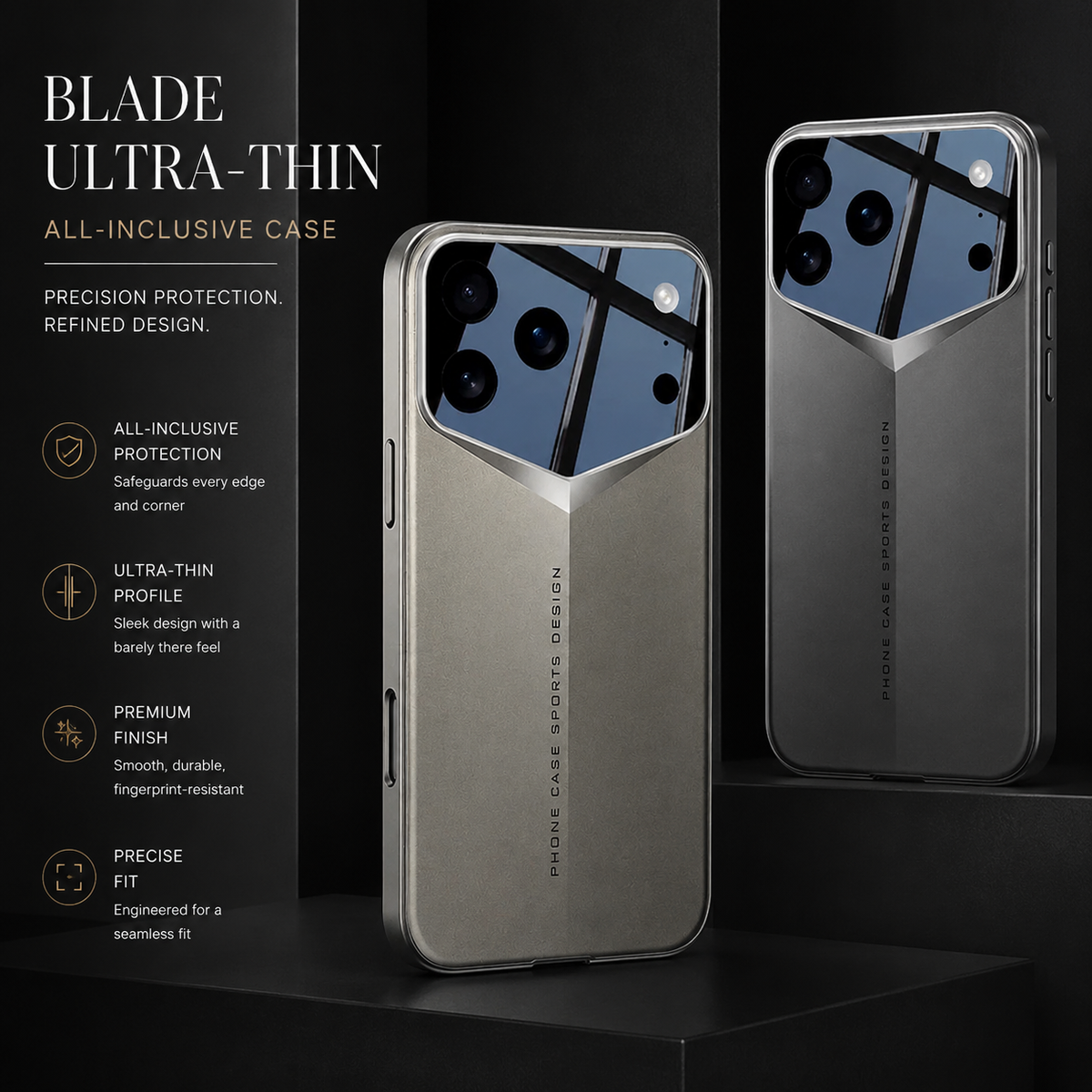 Premium iPhone Case Ultra Thin Protective Cover Camera Lens Protection Shockproof Anti Scratch Slim Hard Back Full Coverage Lightweight Matte Design