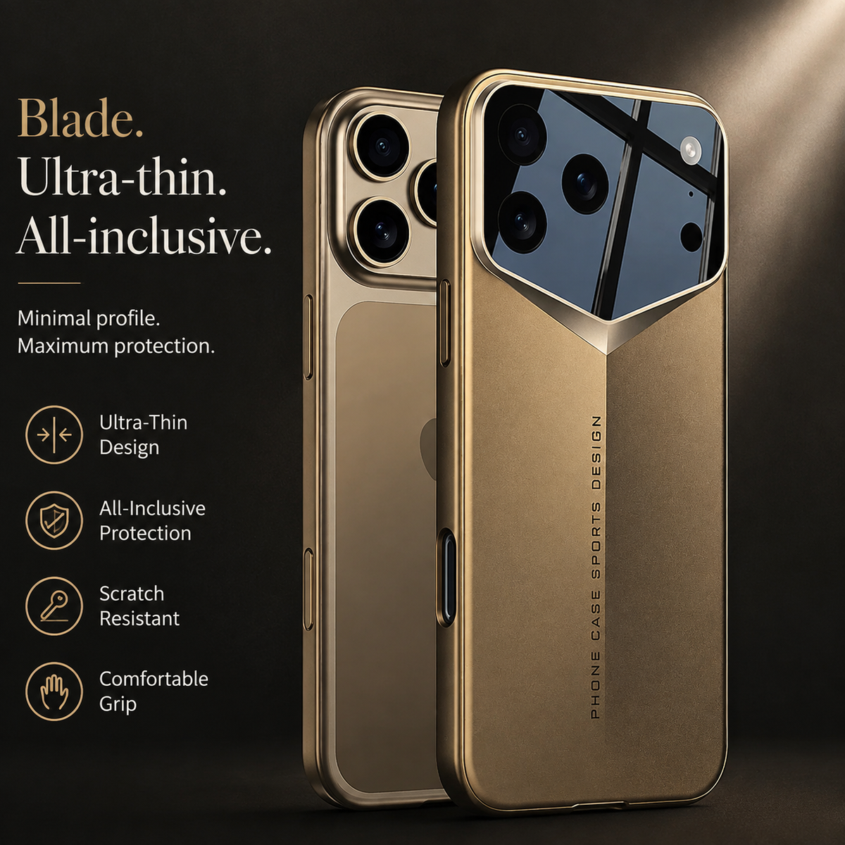 Premium iPhone Case Ultra Thin Protective Cover Camera Lens Protection Shockproof Anti Scratch Slim Hard Back Full Coverage Lightweight Matte Design
