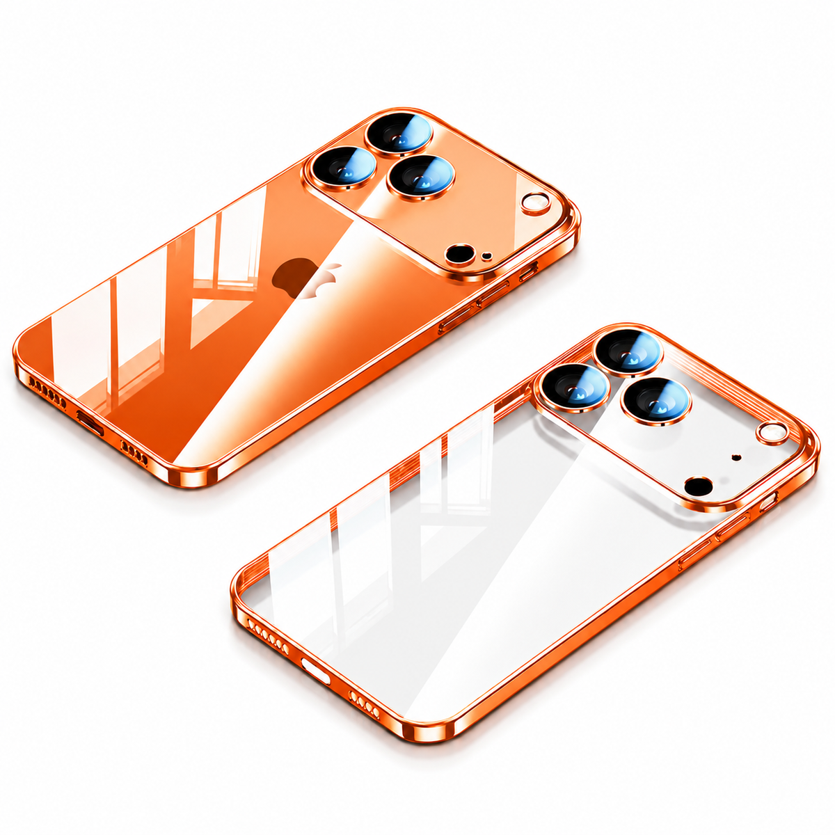 Premium iPhone Case Ultra Thin Transparent TPU Cover Full Lens Protection Shockproof Anti Fingerprint Non Slip Slim Lightweight Anti Scratch Clear Design