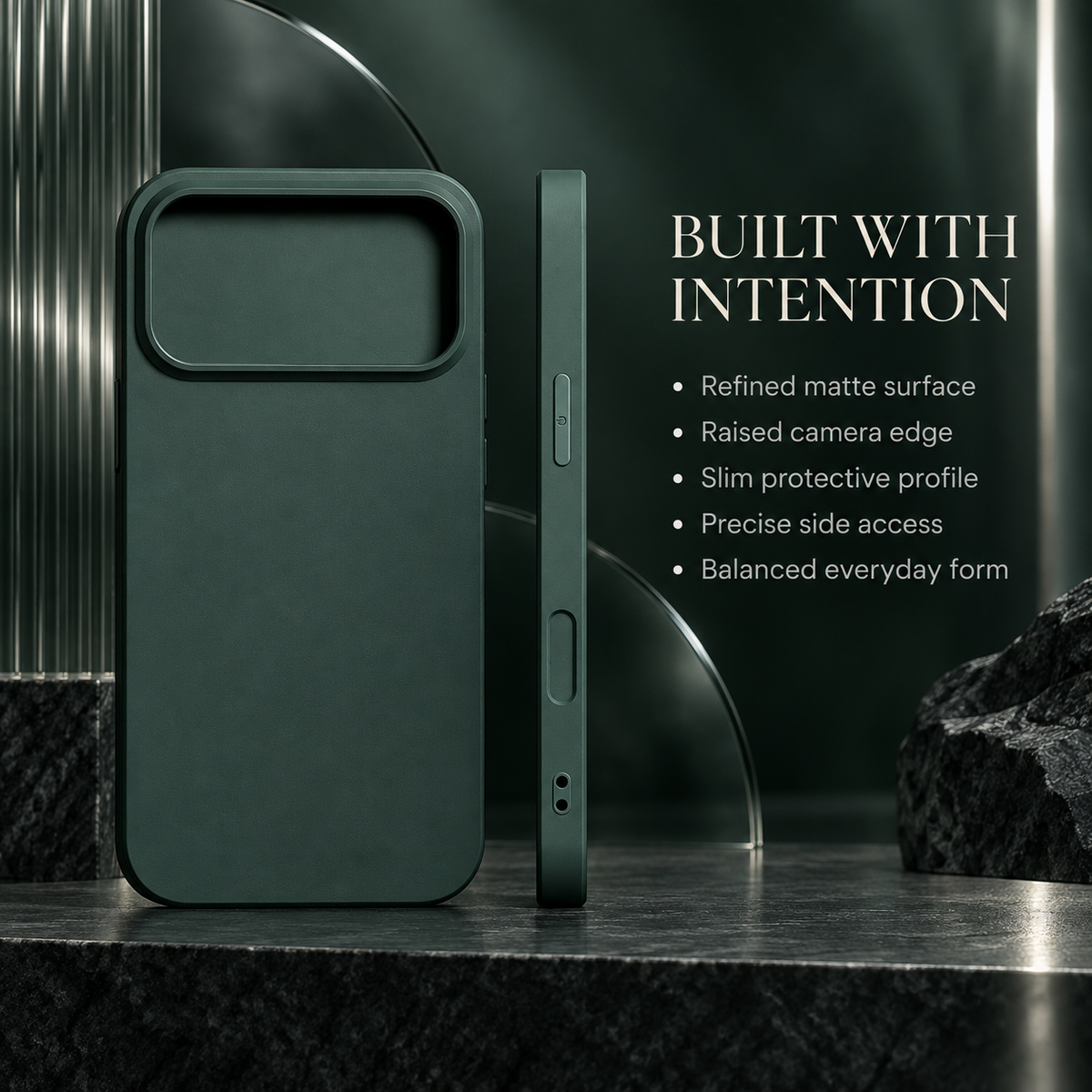 Premium iPhone Case Upgrade Shockproof PC TPU Matte Anti Scratch Anti Fingerprint Non Slip Dustproof Slim Protective Back Bumper Phone Cover Case Design