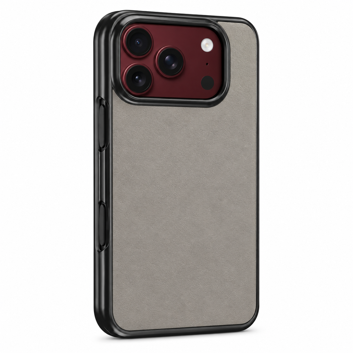 Premium iPhone Case Vegan Leather Sheepskin Texture Business Matte Foldable Shockproof Anti Scratch Non Slip Full Protection Slim Protective Cover Case