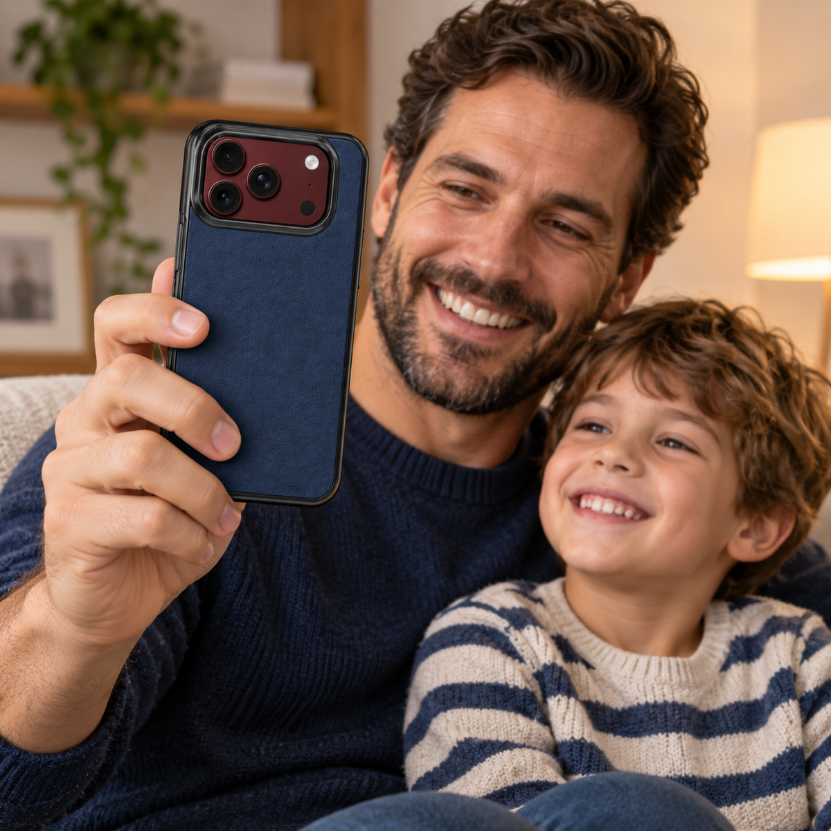 Premium iPhone Case Vegan Leather Sheepskin Texture Business Matte Foldable Shockproof Anti Scratch Non Slip Full Protection Slim Protective Cover Case