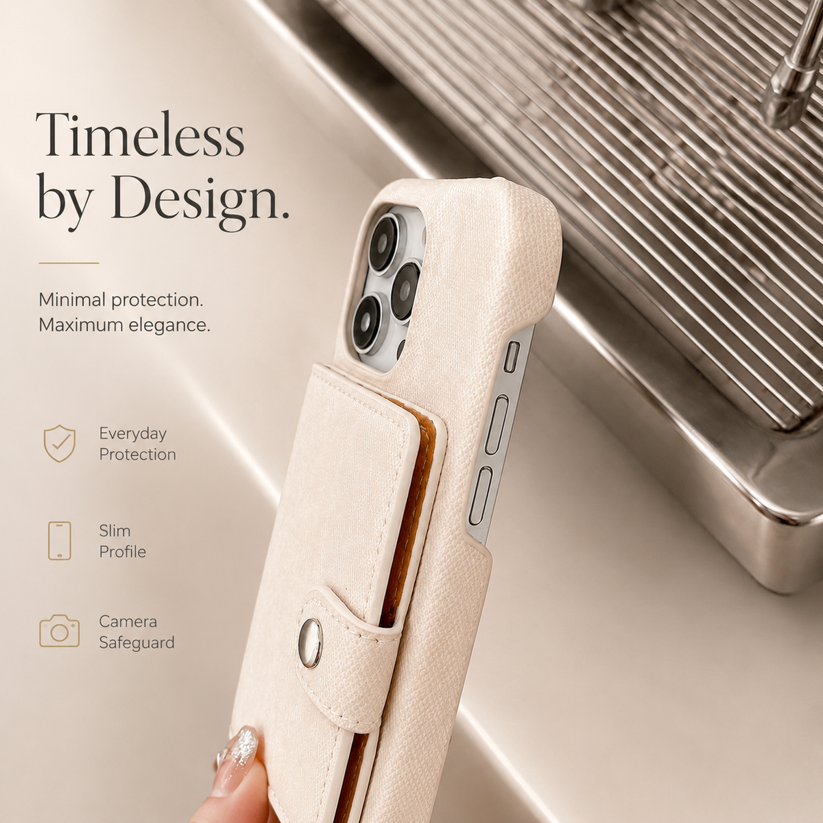 Premium iPhone Case Wallet Crossbody Flip Cover PU Leather Card Pocket Shoulder Strap Magnetic Closure Shockproof RFID Blocking Full Coverage