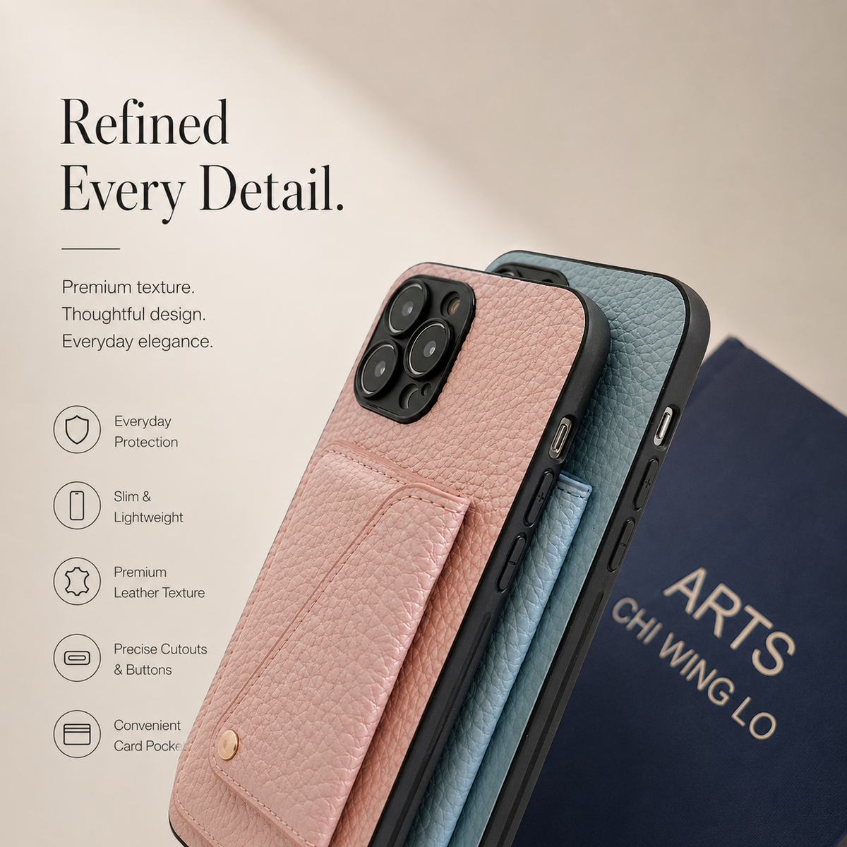 Premium iPhone Case Wallet MagSafe Compatible Crossbody Strap Leather Card Holder Shockproof Protective Cover Camera Lens Protection Slim Design