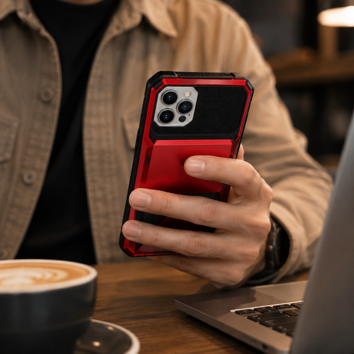 Premium iPhone Case Wallet MagSafe Compatible Magnetic Card Holder Shockproof Protective Cover Camera Lens Protection Slim Full Coverage