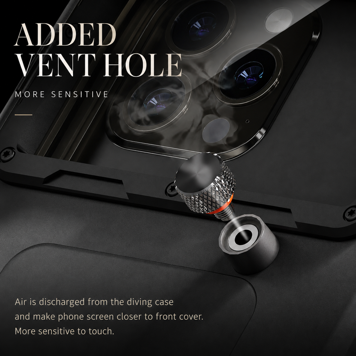 Premium iPhone Case Waterproof Diving Pouch IP68 Underwater Protective Cover Shockproof PC TPU Anti Scratch Lanyard Full Coverage Swimming Photography