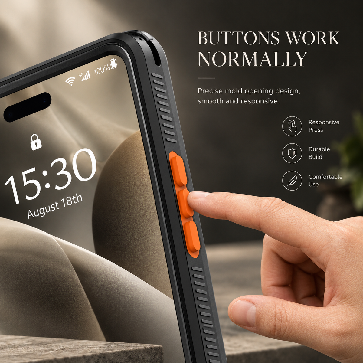 Premium iPhone Case Waterproof Shockproof Protective Cover IP68 Full Body Sealed Design Dustproof Underwater Protection Outdoor Slim Durable Design