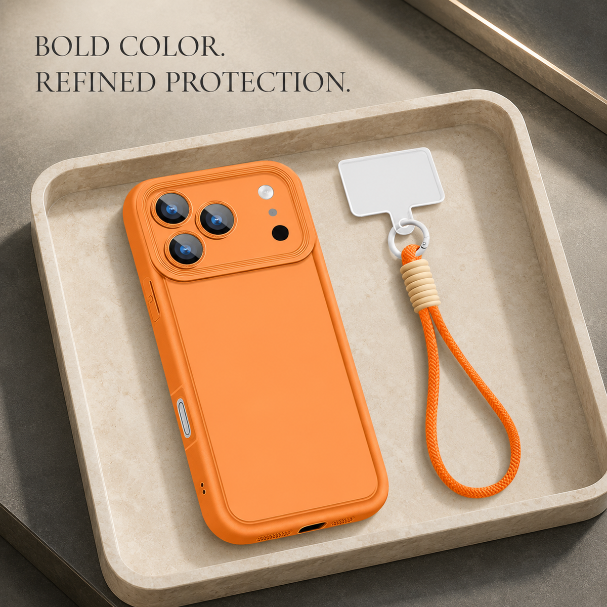 Premium iPhone Case Wrist Strap Lanyard Soft Silicone Shockproof TPU Protective Cover Slim Non Slip Lightweight Bumper Everyday Carry Case Design