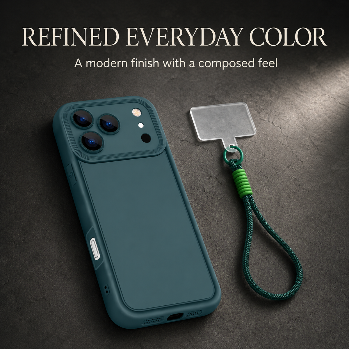 Premium iPhone Case Wrist Strap Lanyard Soft Silicone Shockproof TPU Protective Cover Slim Non Slip Lightweight Bumper Everyday Carry Case Design