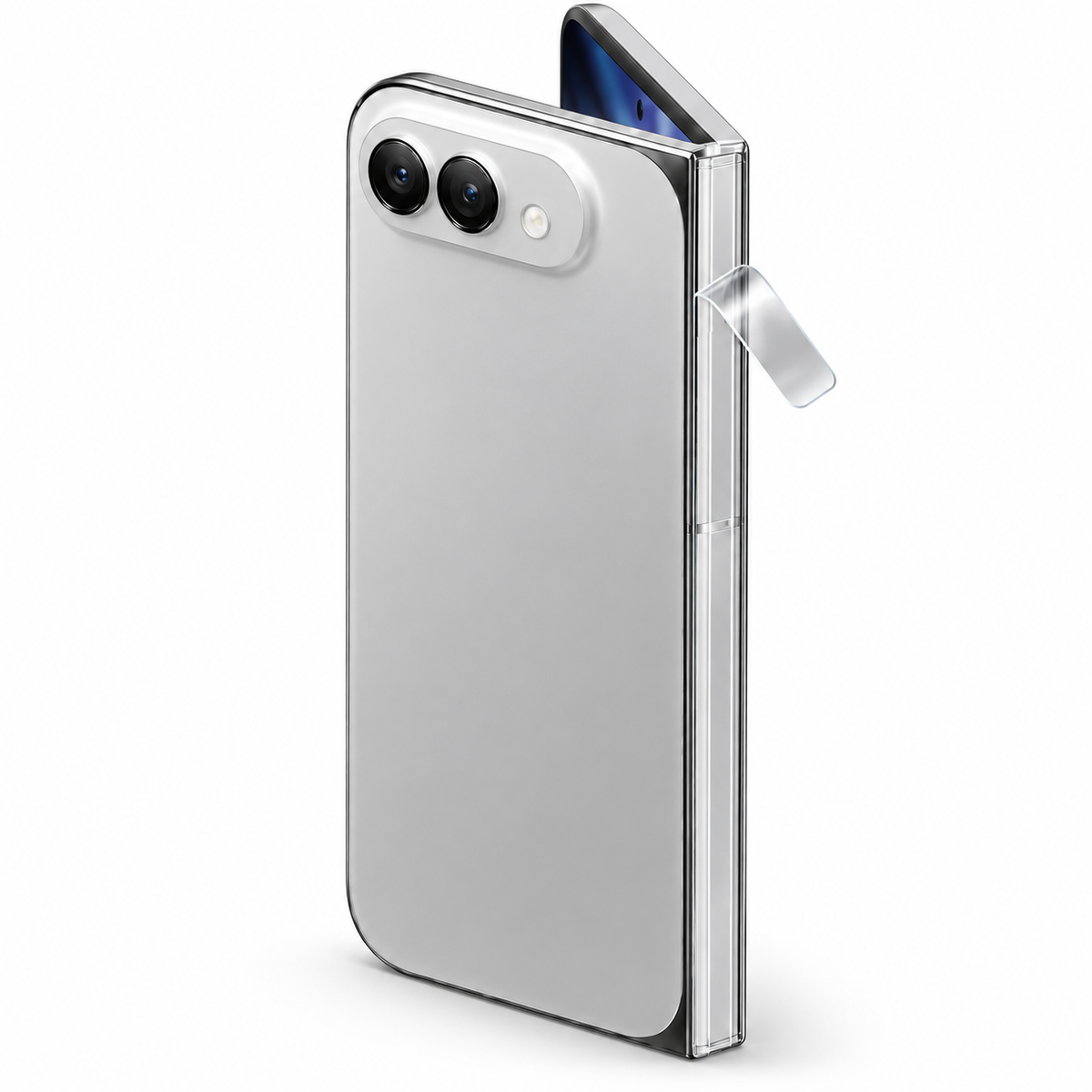 Premium iPhone Hinge Protector 2PCS Hydrogel Film HD Anti Scratch Anti Fingerprint Clear Middle Folding Protection Film Set for Foldable Phones