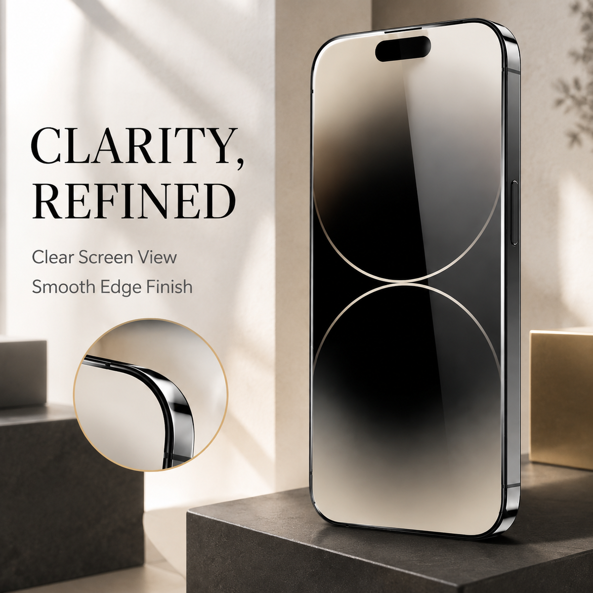 Premium iPhone Privacy Screen Protector Tempered Glass Anti Spy Full Coverage Anti Fingerprint Scratch Resistant Ultra Thin Case Friendly