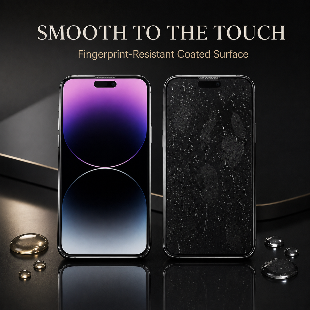 Premium iPhone Privacy Screen Protector Tempered Glass Anti Spy Full Coverage Anti Fingerprint Scratch Resistant Ultra Thin Case Friendly