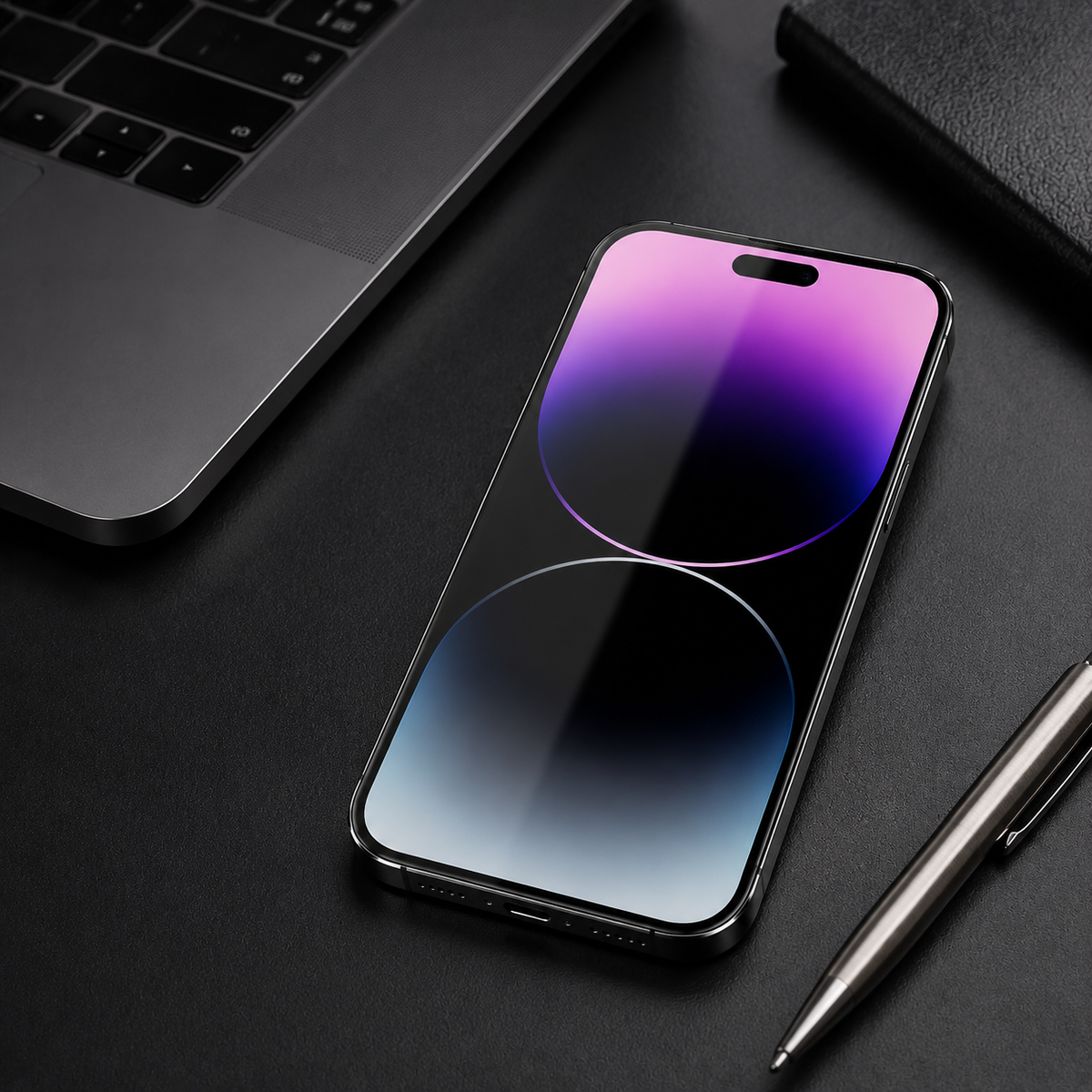 Premium iPhone Privacy Screen Protector Tempered Glass Anti Spy Full Coverage Anti Fingerprint Scratch Resistant Ultra Thin Case Friendly