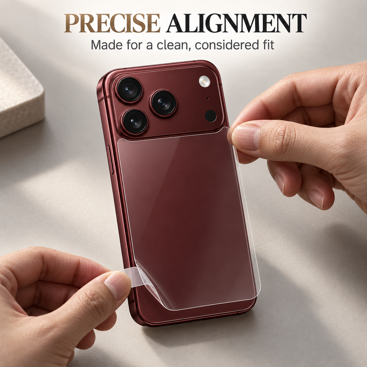 Premium iPhone Screen Protector 6in1 Hydrogel Film HD Inner Outer Rear Soft TPU Anti Shatter Clear Full Coverage Protective Film Set for Foldable