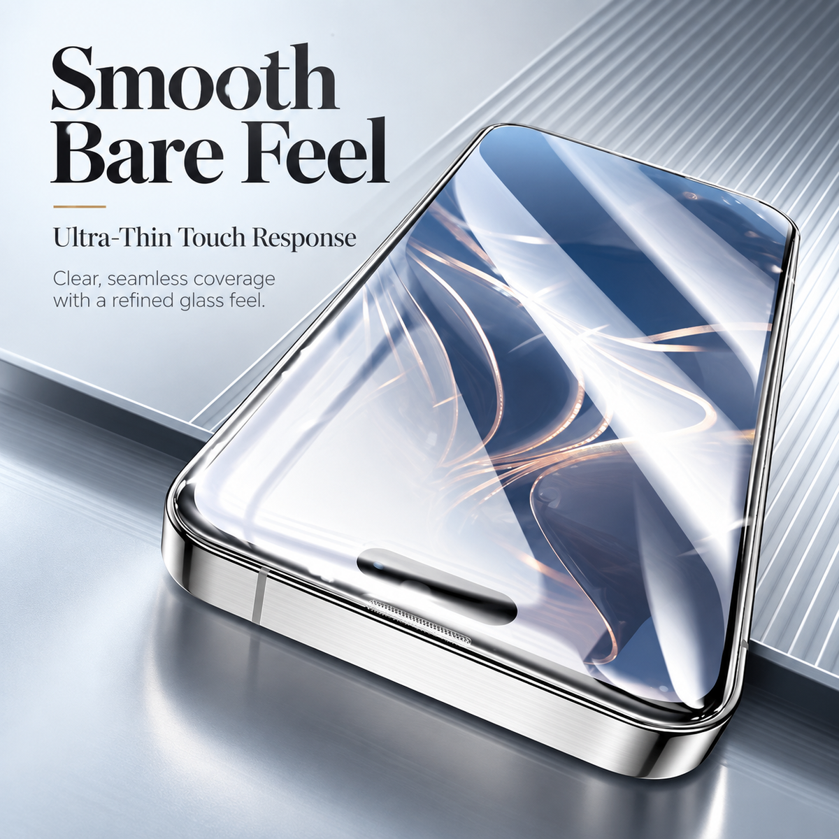 Premium iPhone Screen Protector 9H Tempered Glass HD Clear Anti Fingerprint Scratch Resistant Anti Shatter Film Case Friendly X Compatible with iPhone
