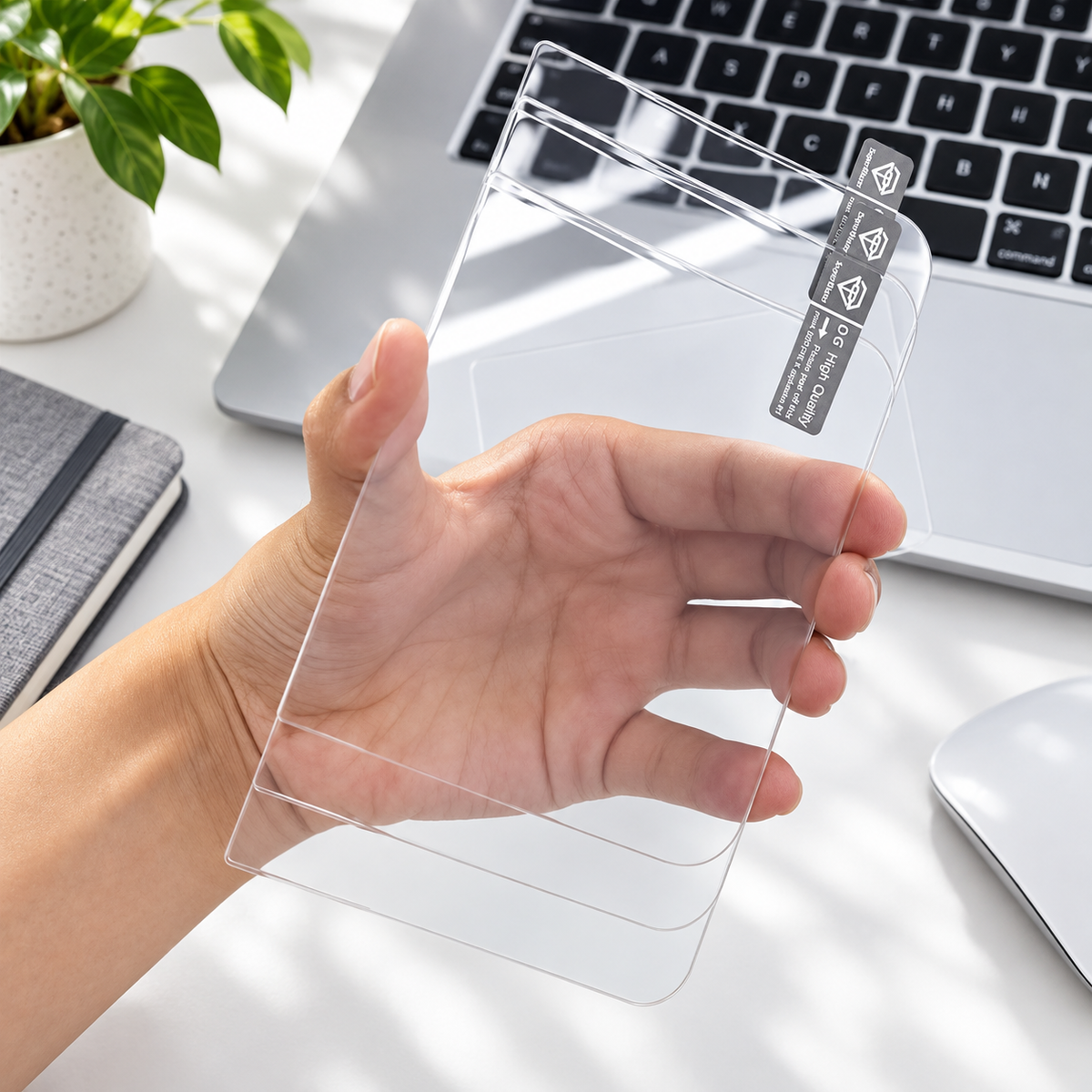 Premium iPhone Screen Protector Tempered Glass 9H HD Clear Anti Fingerprint Scratch Resistant Anti Shatter AR Film 3D Coverage Compatible with iPhones